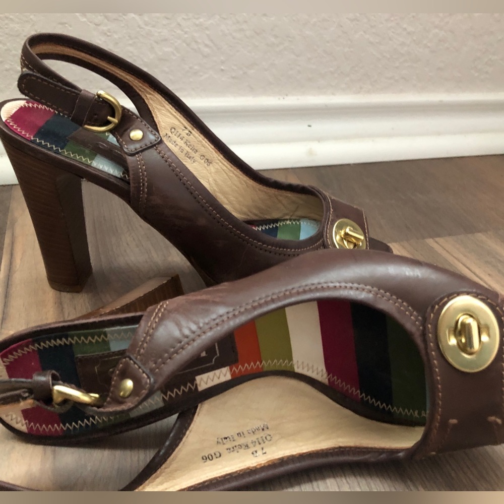 COACH | Keira Burnished Calf Heel